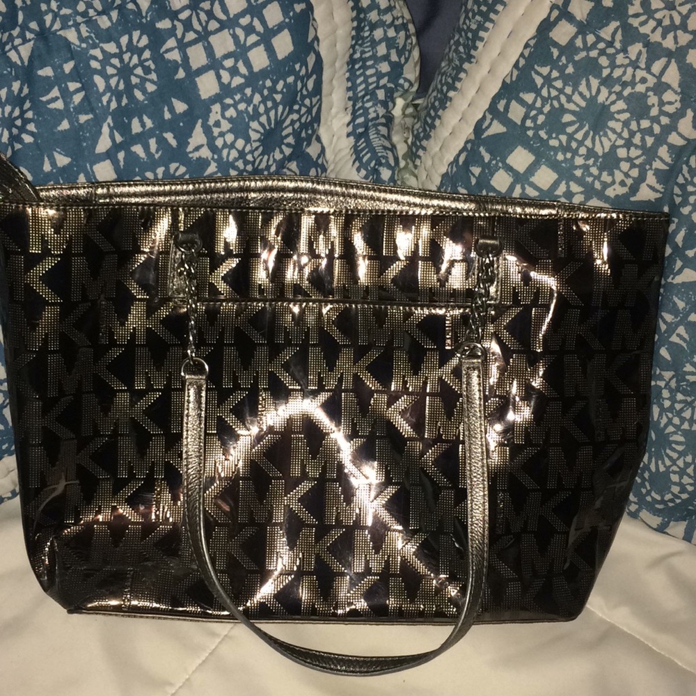 Michael Kors Bronze Metallic Pocketbook